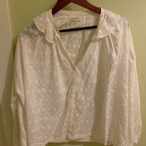Doen Tops - Doen Jane blouse. White eyelet. Size medium. Doen Tops - Doen Jane blouse. White eyelet. Size medium.